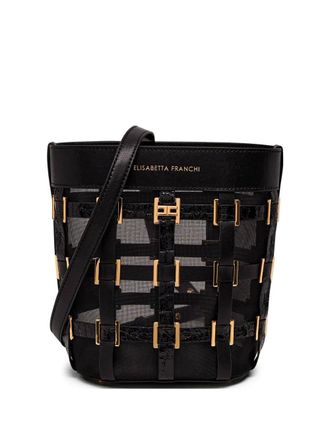Elisabetta Franchi Studs Satchel Bag