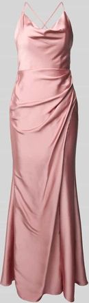 Laona Slim Fit Abendkleid mit R&uuml;ckenausschnitt in Rose, Gr&ouml;&szlig;e 32