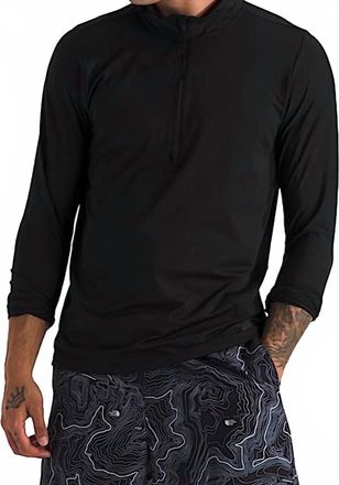 The North Face Dune Sky Quarter Zip Jacket In Black