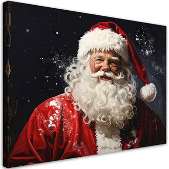 Feeby Cuadro En Lienzo, Pap&aacute; Noel, 120x80