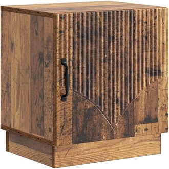 vidaXL Mesita De Noche Madera Envejecida 43 X 34,5 X 47 Cm Vidaxl
