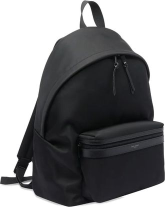 Saint Laurent Rugzak met ritszak - Zwart