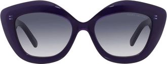 Marc Jacobs Dark Grey Cat Eye Ladies Sunglasses MARC 800/S RY8 52