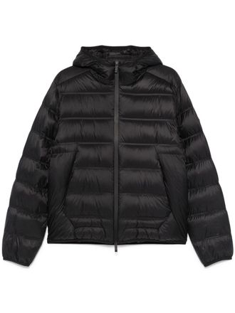 Moncler Garby down jacket - men - Polyamide/Polyamide/Polyester/Goose Down/Feather - 1 - Black