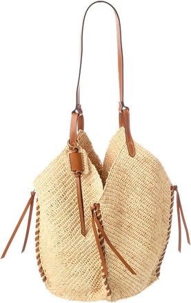 Isabel Marant Logo Raffia Tote
