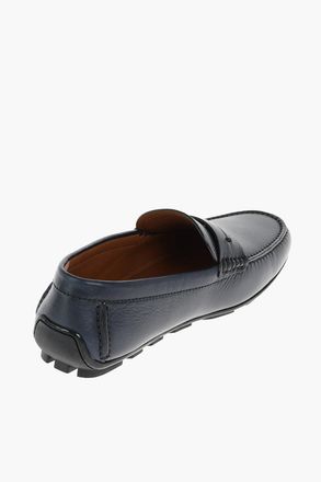 Ermenegildo Zegna EZ LUXURY Leather Loafers Ermenegildo Zegna