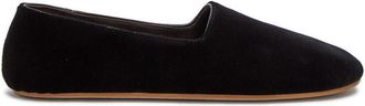 The Row The Row Ponti Velvet Slipper Flats - Black - 40 (IT40 / UK7)