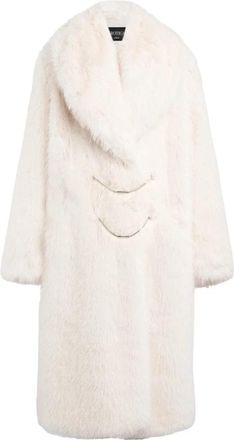 Dondup Cappotto - Dames - Jassen - Wit - S - Polyester - Jassen