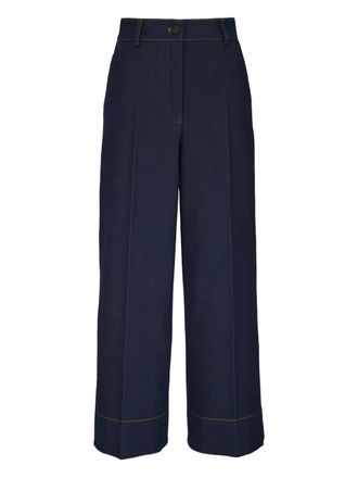 Akris contrast-stitching jeans - Blue