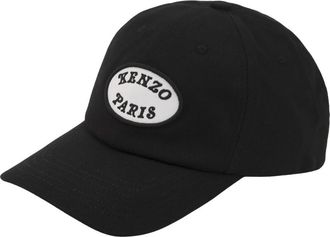 Kenzo Geborduurde Logo Cap - Heren - Petten - Zwart - ONE Size - Katoen - Accessoires