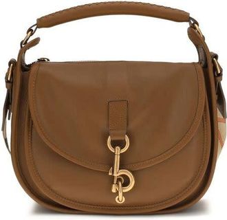 Burberry B Clip Shoulder Bag Brown