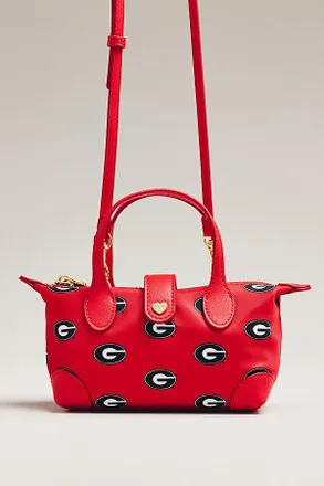 Stoney Clover Lane College Football Pouchette Crossbody Bag