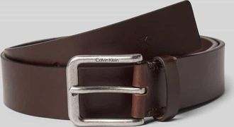 Calvin Klein Gürtel mit Dornschließe in Dunkelbraun, Größe 100