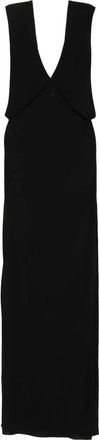 Gucci Sleeveless V-neck Maxi Dress