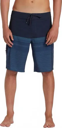 Billabong All Day Heather Stripe Boardies Shorts In Navy
