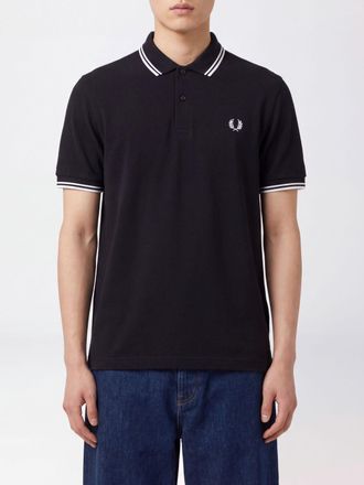 Fred Perry Short-Sleeve Cotton Polo with Embroidered Logo and Contrast Trims