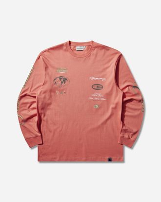 Carhartt Work in Progress Audio Archives WIP Longsleeve T-Shirt Orange