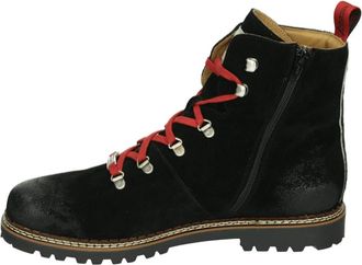 Ammann 2050 Agno Mid Lace Shoe - Heren - Wandelschoenen - Zwart - 44 EU - Leer - Fitness