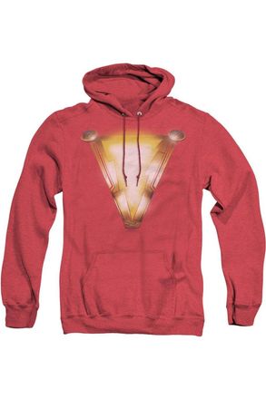 Gildan Shazam Movie Bolt Adult Heather Hoodie / Hooded Sweatshirt
