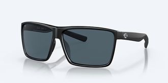 Costa Unisex Rincon Polarized Sunglasses In Matte Black Gray
