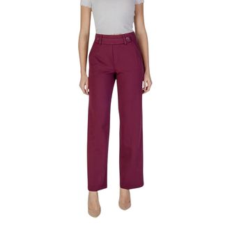 Street One Dames, Broeken, Paars, Maat: XL L32 Viscose