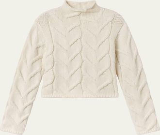 Frame Denim The Cable Funnel Sweater