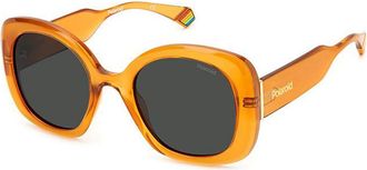 Polaroid PLD 6190/S L7Q/M9 Womens Sunglasses Orange Size 52