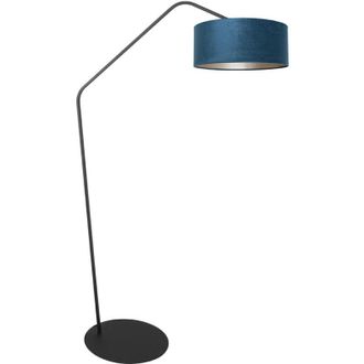 Anne Lighting L&aacute;mpara De Pie - Zigzag - Azul Negro - Metal - - Anne Lighting