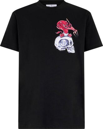 Philipp Plein T-Shirt Met Ronde Hals En Korte Mouwen
