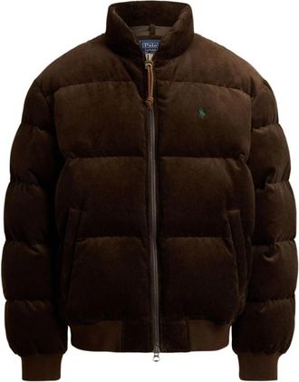 Polo Ralph Lauren Gepolsterde jas - Heren - Winterjassen - Bruin - XL - Jassen