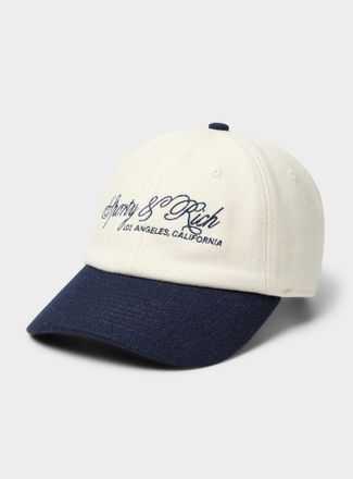 Sporty & Rich Mens Cursive lettering wool cap
