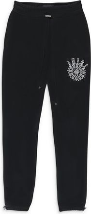 Amiri CRYSTAL STICK POKE BLACK SWEATPANTS