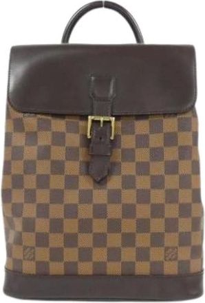 Louis Vuitton Pre-owned Backpacks, female, Brown, Size: ONE SIZE Pre-owned Vintage Backpack
