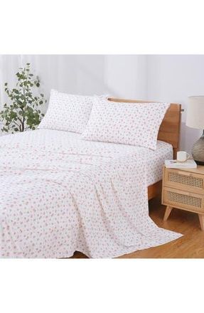 Modern Threads Printed 4-Piece Sheet Set in Ivory at Nordstrom Rack, Size California King