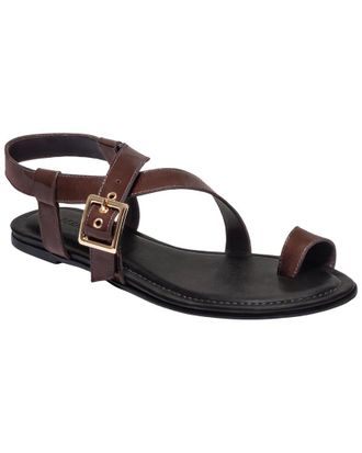 Bernardo Hartshorn Patent Flat Sandal