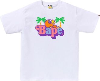 A Bathing Ape Colors Milo On Bape Summer T-Shirt White 2L30-110-010-WHT