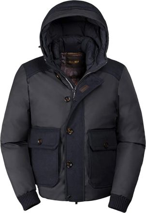 Moorer Dalio jack met capuchon - Blauw