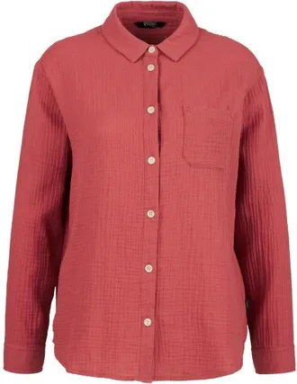 Stoic MMXX. Loddby Blouse L/S Bluse f&uuml;r Damen | rot