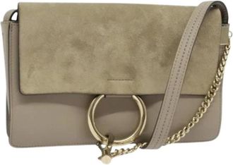 Chlo&eacute; Pre-owned Cross Body Bags, female, Beige, Size: ONE SIZE Pre-owned Shoulder Bag