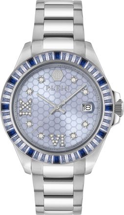 Philipp Plein Ladyempire Dames Horloge Zilverkleurig PW2FA0125