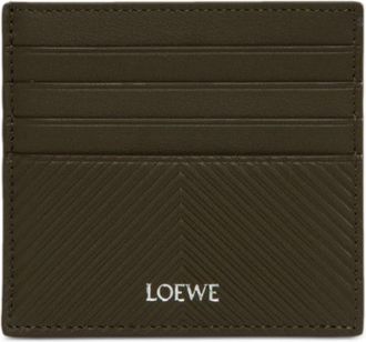 Loewe stamped card holder - men - CALFSKIN - One Size - Green