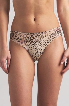 SKIMS Fits Everybody Cheeky Briefs in Z/dnusand Multi Animaldnu at Nordstrom, Size Xx-Small