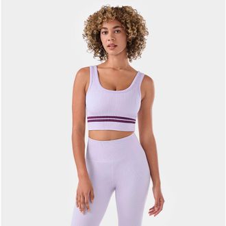 Tavi Seamless Vibe Rib Bra in Lavender at Nordstrom, Size X-Small