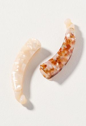 Anthropologie Large Banana Claw Clip