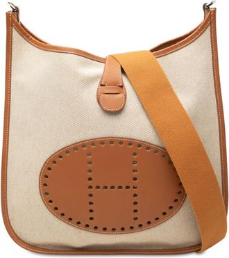 Herm&egrave;s Pre-owned Hermes Toile and Swift Evelyne I 33 Crossbody Ladies UD7ILTT3588SIWAU