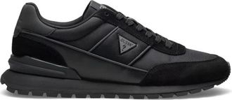 Guess Rexlor Sneakers - Dames - Sneakers - Zwart - 41 EU - Leer - Schoenen