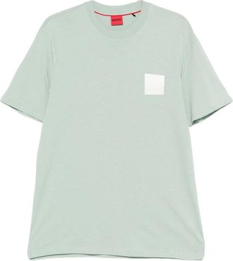 HUGO BOSS T Shirt Verde-Uomo