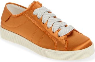 Pedro Garcia Persy Satin Lace-Up Sneaker in Sunset at Nordstrom Rack, Size 11Us / 41Eu