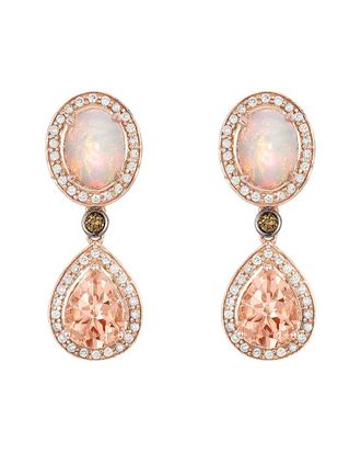 Le Vian 14K Strawberry Gold 3.10 ct. tw. Diamond & Gemstone Earrings