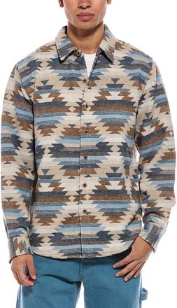 Weatherproof Vintage Unlined Southwest Wool-Blend Shirt Jacket